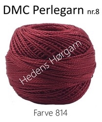 DMC Perlegarn nr. 8 farve 814